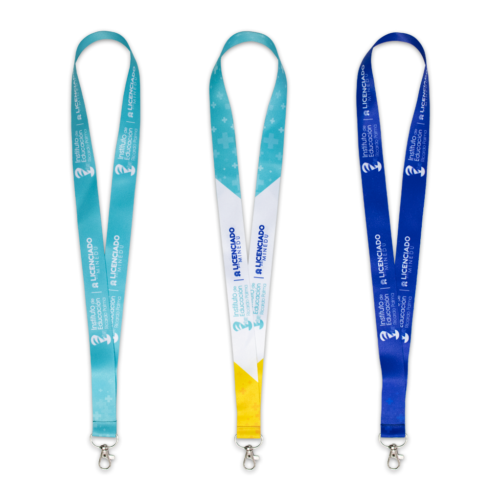 Lanyard institucional + porta fotocheck IESRP